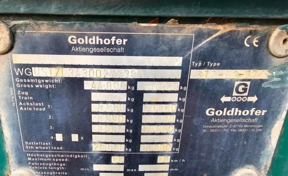 Goldhofer 3-ass. Uitschuifbare semi dieplader // 3x gestuurd